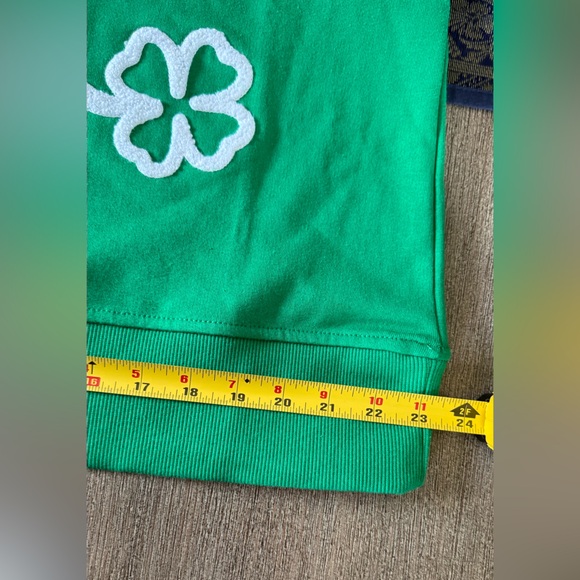 Jane + Delancey Green Clover Sweatshirt NWT St Patrick Shamrock size Large - Picture 9 of 9